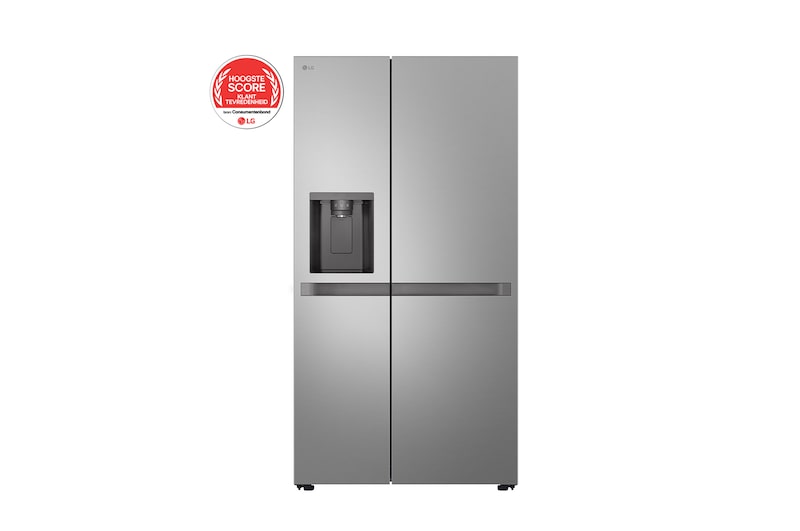 Voorkant van 641L Amerikaanse koelkast Zilver | Linear Cooling™ - GSLC41PYPE